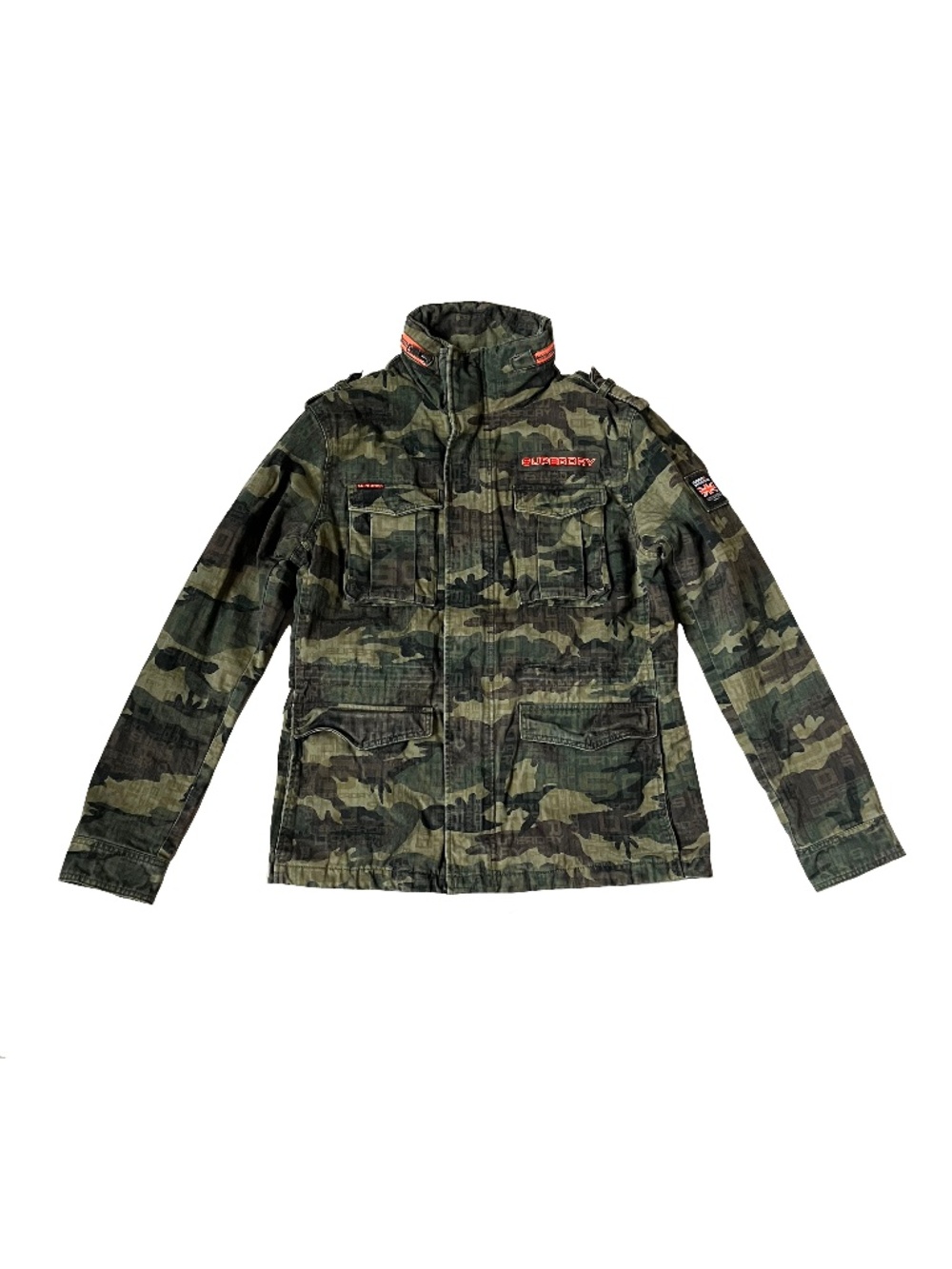 Superdry International Rookie Edition Military Issue Camo Field Jacket
